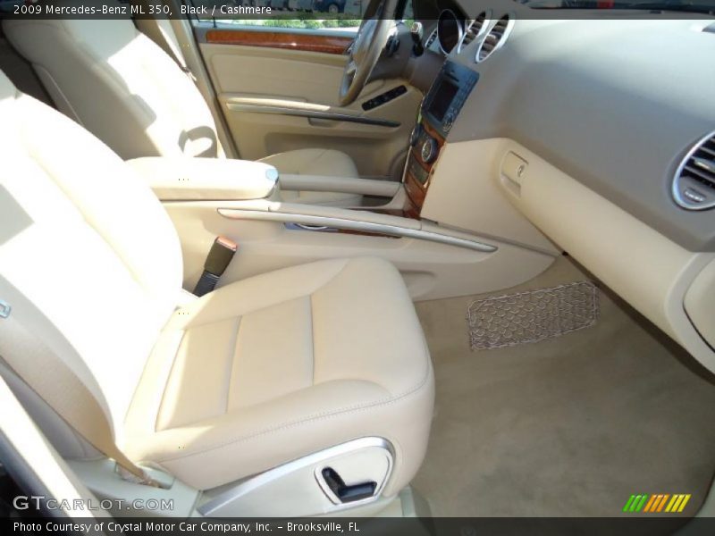 Black / Cashmere 2009 Mercedes-Benz ML 350