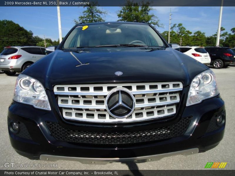 Black / Cashmere 2009 Mercedes-Benz ML 350