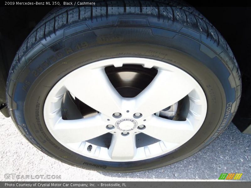 Black / Cashmere 2009 Mercedes-Benz ML 350