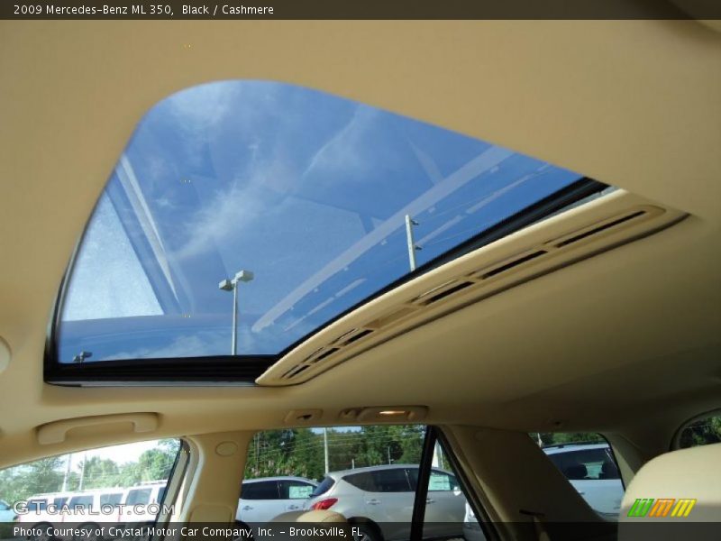 Black / Cashmere 2009 Mercedes-Benz ML 350