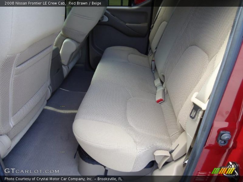 Red Brawn / Beige 2008 Nissan Frontier LE Crew Cab