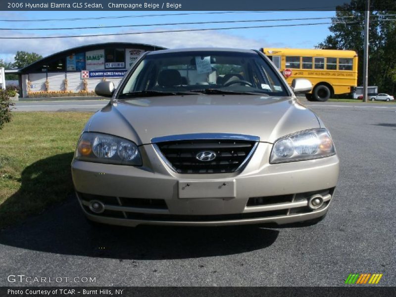Champagne Beige / Beige 2006 Hyundai Elantra GLS Sedan