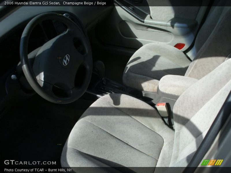 Champagne Beige / Beige 2006 Hyundai Elantra GLS Sedan