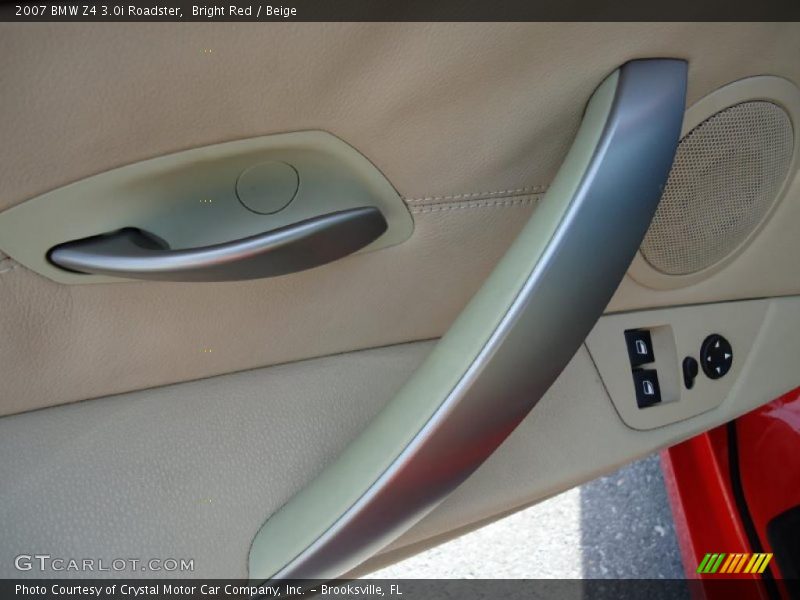 Bright Red / Beige 2007 BMW Z4 3.0i Roadster