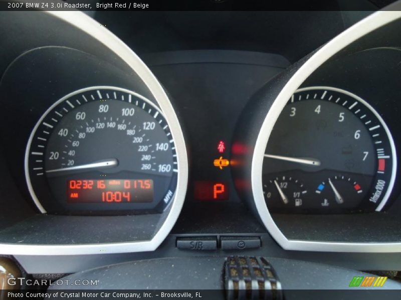 Bright Red / Beige 2007 BMW Z4 3.0i Roadster