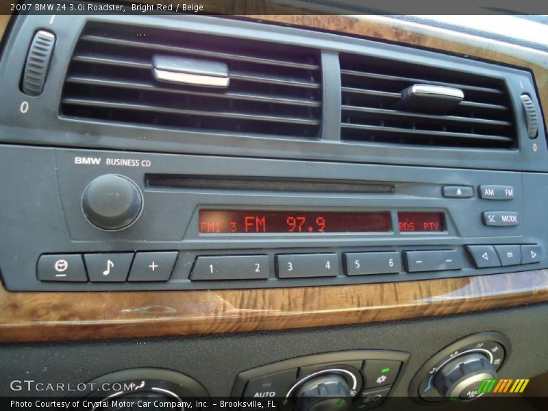 Bright Red / Beige 2007 BMW Z4 3.0i Roadster
