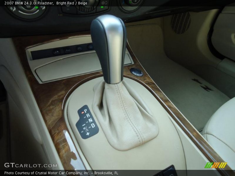 Bright Red / Beige 2007 BMW Z4 3.0i Roadster