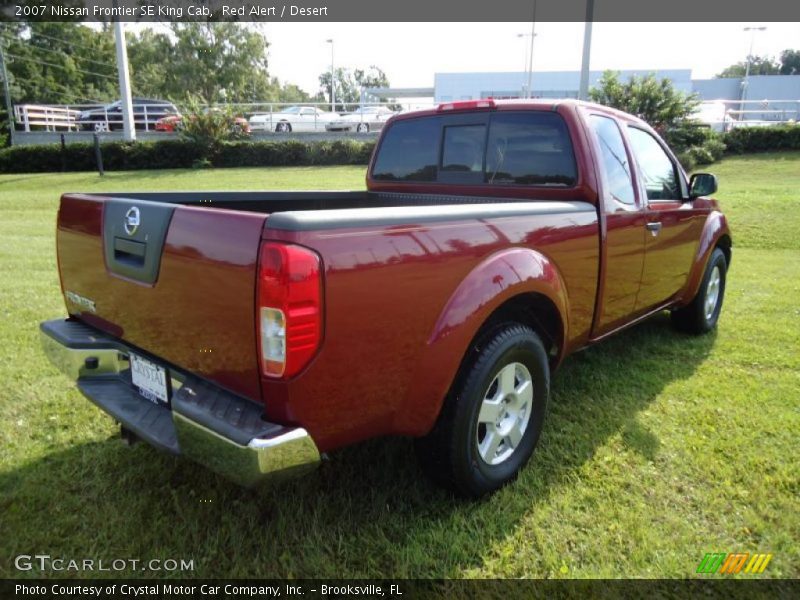 Red Alert / Desert 2007 Nissan Frontier SE King Cab