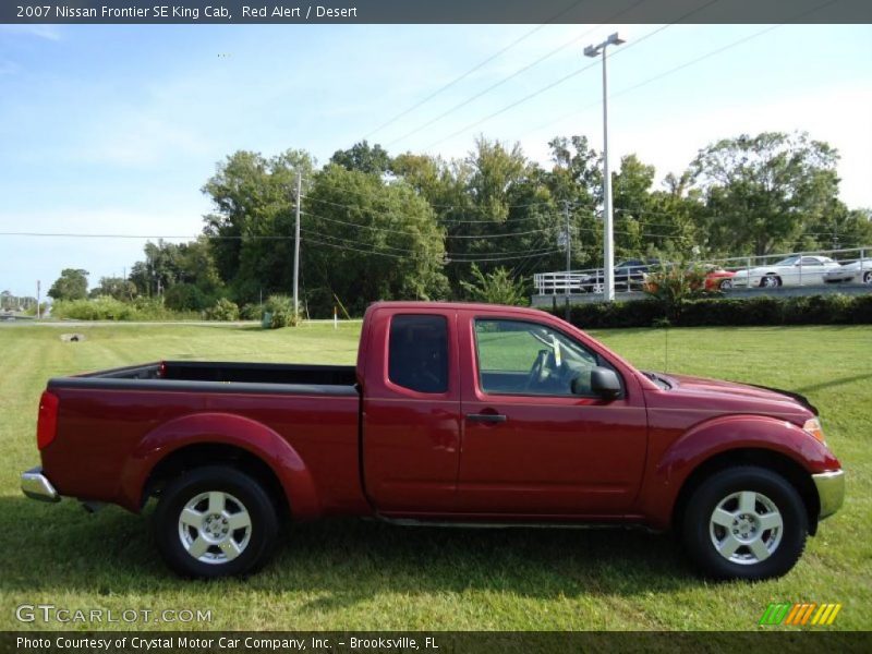 Red Alert / Desert 2007 Nissan Frontier SE King Cab