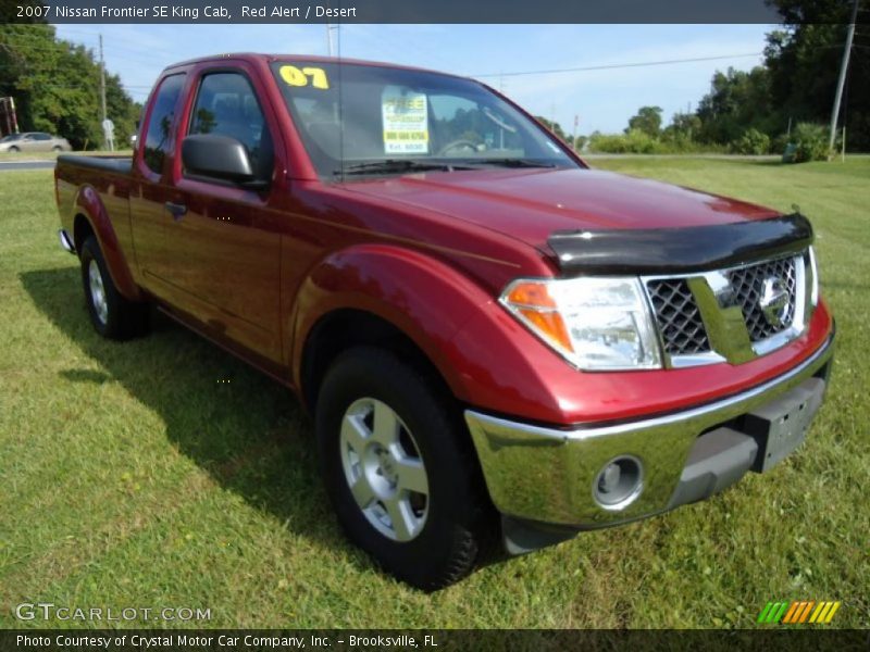 Red Alert / Desert 2007 Nissan Frontier SE King Cab