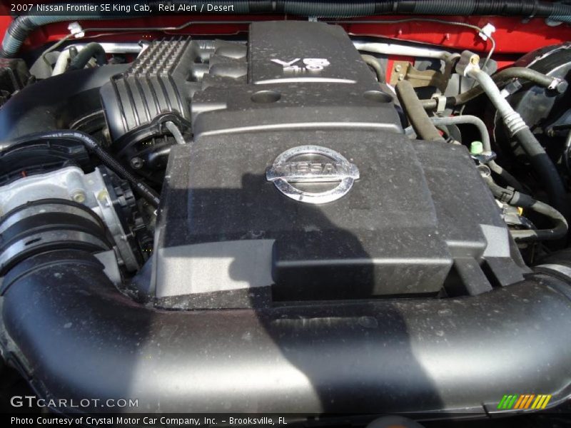 Red Alert / Desert 2007 Nissan Frontier SE King Cab