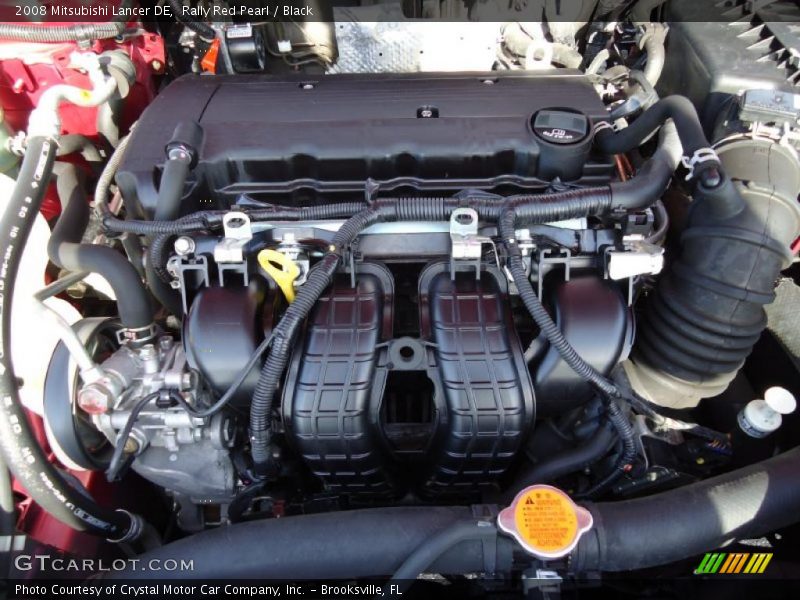 Rally Red Pearl / Black 2008 Mitsubishi Lancer DE