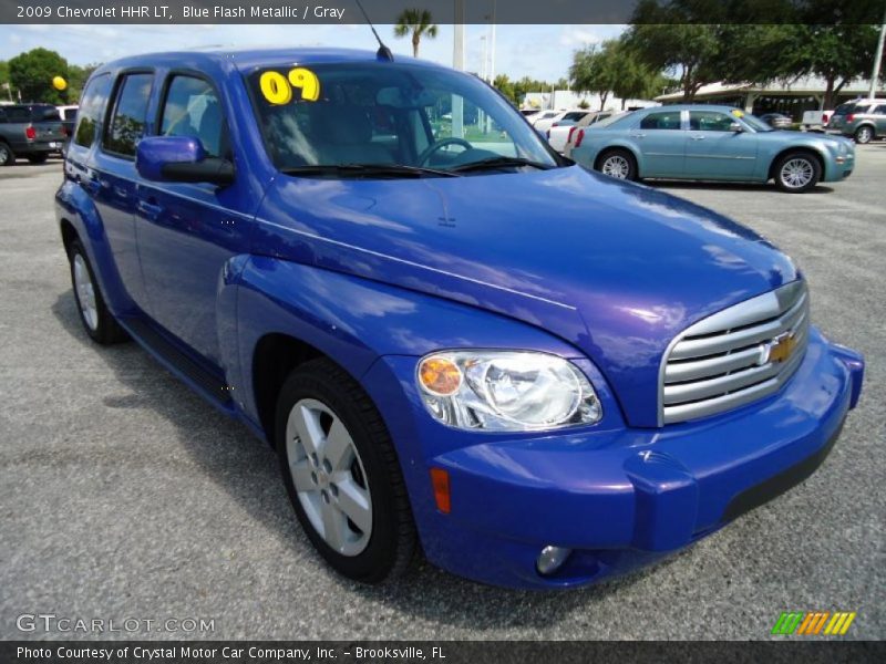 Blue Flash Metallic / Gray 2009 Chevrolet HHR LT
