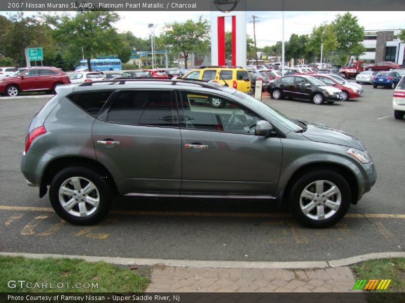 Platinum Pearl Matallic / Charcoal 2007 Nissan Murano SL AWD