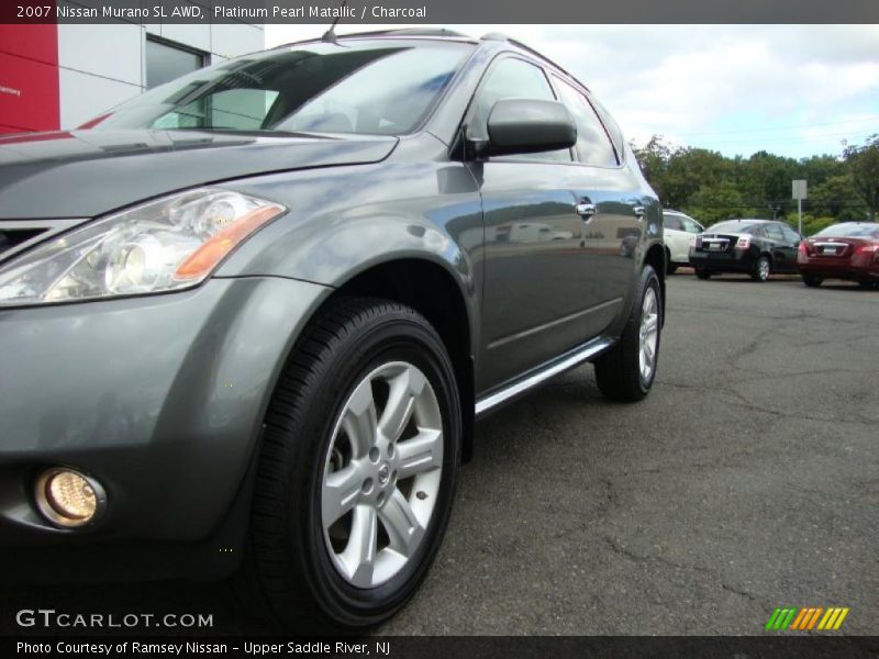 Platinum Pearl Matallic / Charcoal 2007 Nissan Murano SL AWD