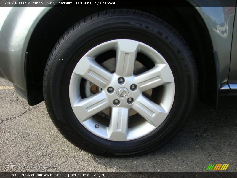 Platinum Pearl Matallic / Charcoal 2007 Nissan Murano SL AWD