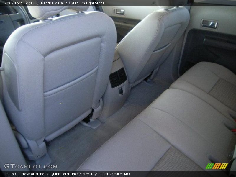 Redfire Metallic / Medium Light Stone 2007 Ford Edge SE