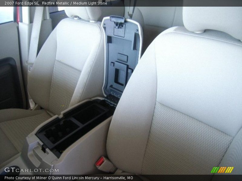 Redfire Metallic / Medium Light Stone 2007 Ford Edge SE