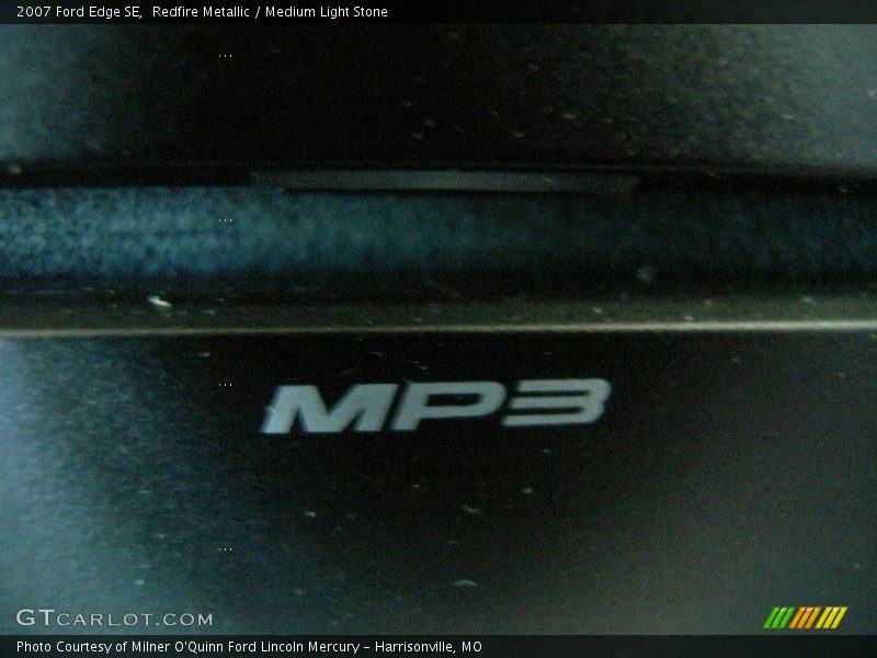 Redfire Metallic / Medium Light Stone 2007 Ford Edge SE