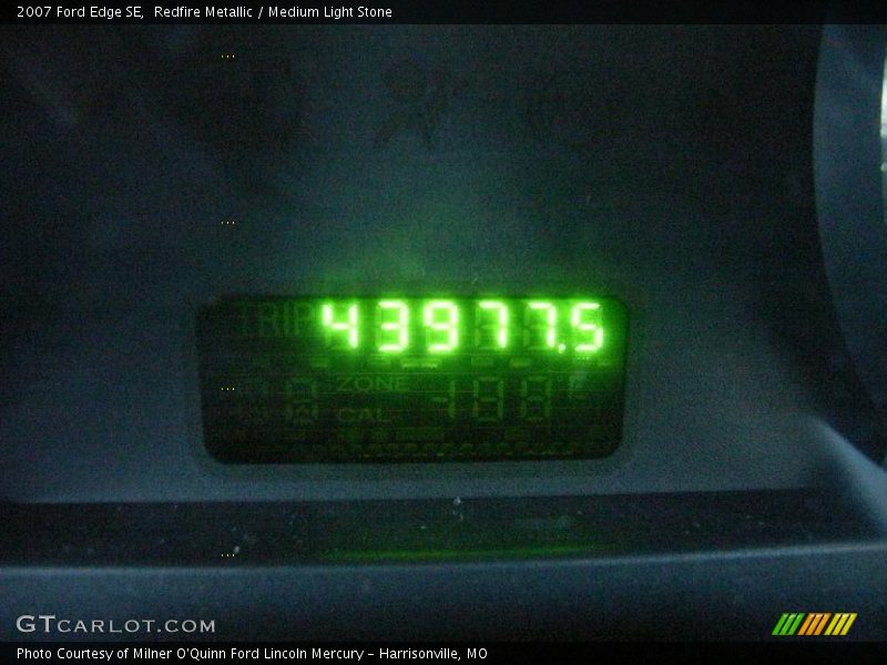 Redfire Metallic / Medium Light Stone 2007 Ford Edge SE
