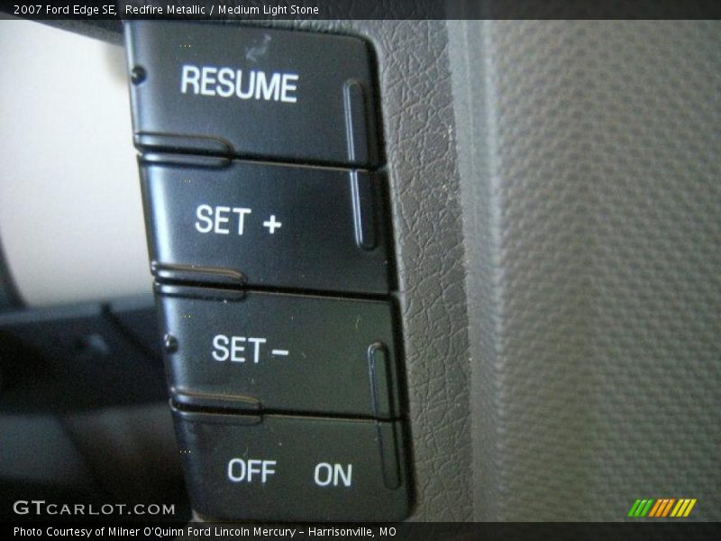 Redfire Metallic / Medium Light Stone 2007 Ford Edge SE