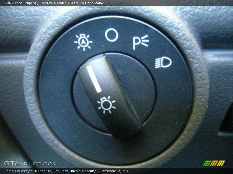 Redfire Metallic / Medium Light Stone 2007 Ford Edge SE