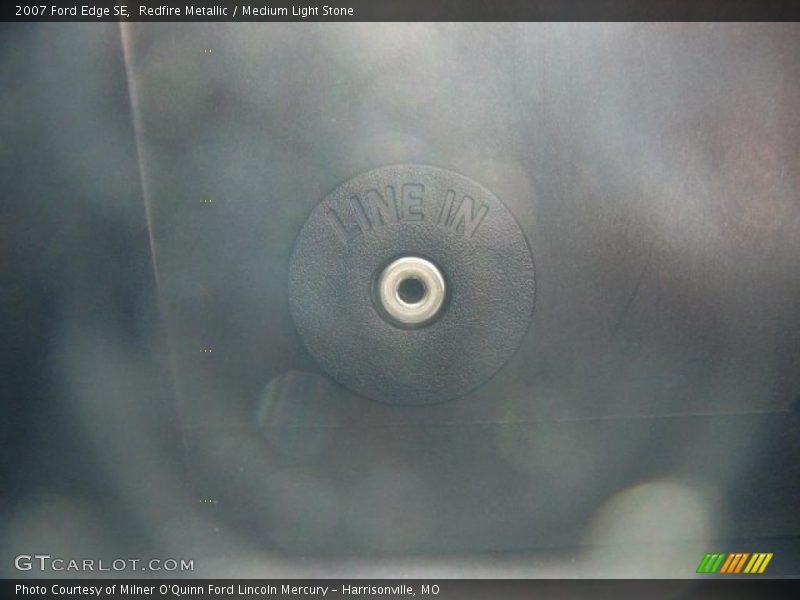 Redfire Metallic / Medium Light Stone 2007 Ford Edge SE