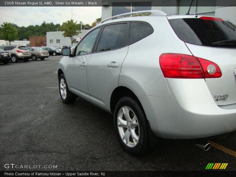 Silver Ice Metallic / Black 2008 Nissan Rogue SL AWD