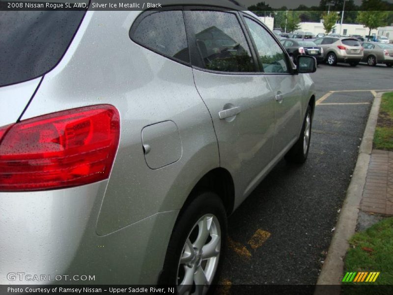 Silver Ice Metallic / Black 2008 Nissan Rogue SL AWD