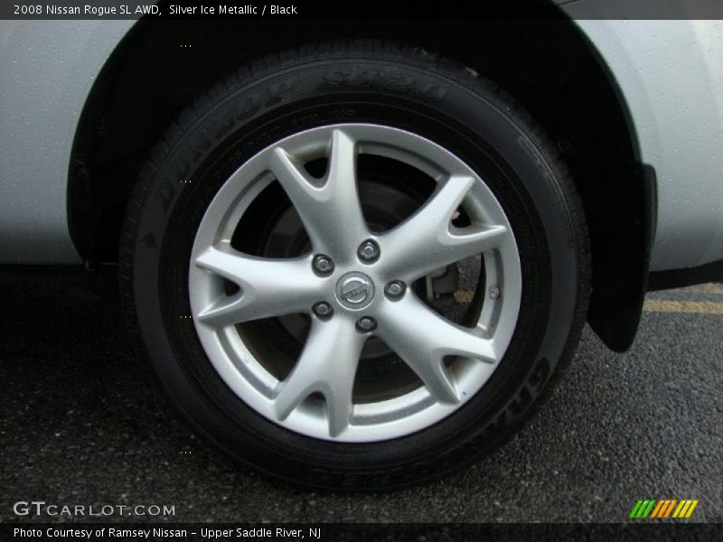Silver Ice Metallic / Black 2008 Nissan Rogue SL AWD