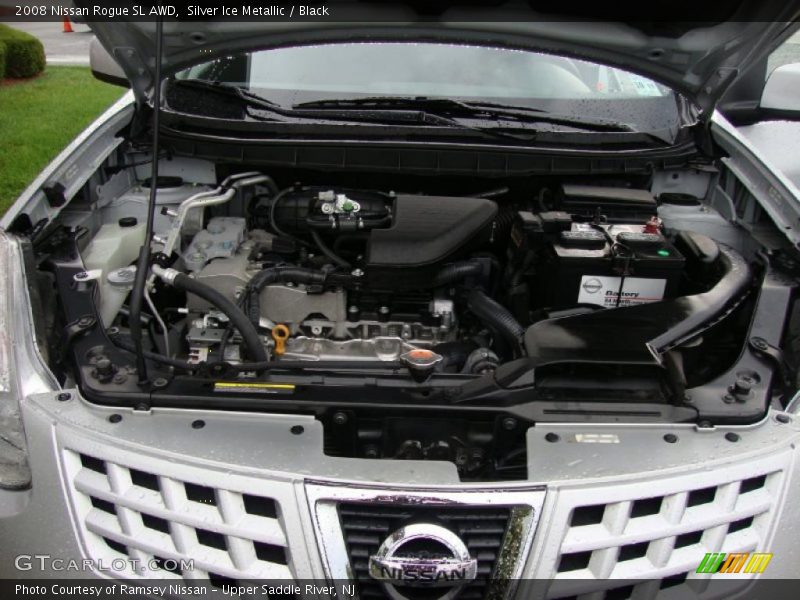 Silver Ice Metallic / Black 2008 Nissan Rogue SL AWD