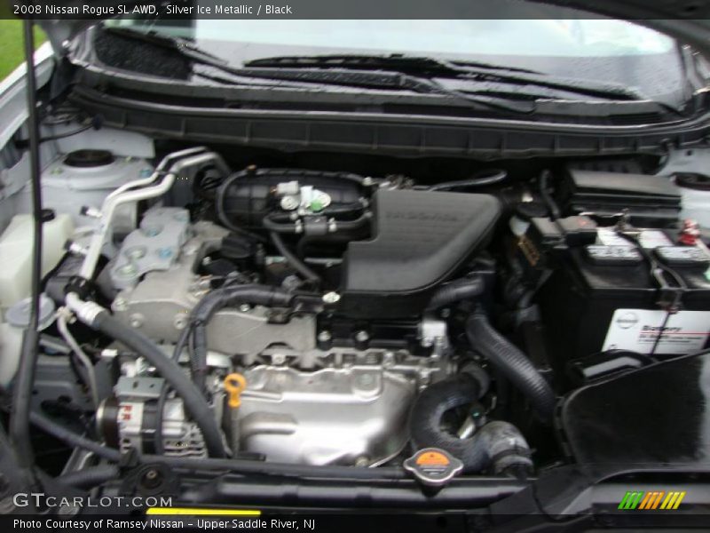 Silver Ice Metallic / Black 2008 Nissan Rogue SL AWD