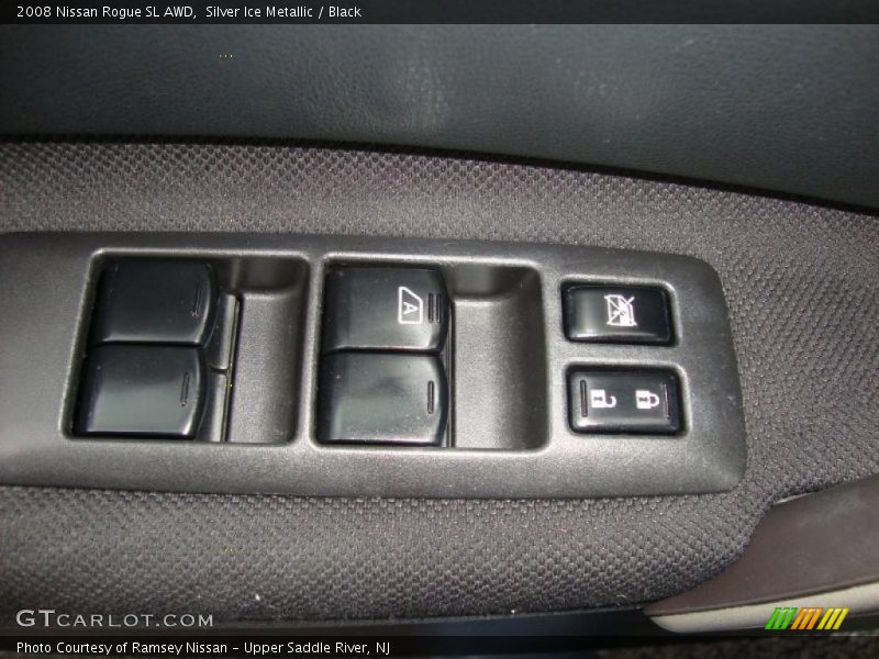 Silver Ice Metallic / Black 2008 Nissan Rogue SL AWD