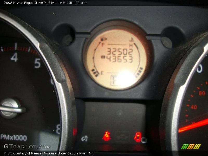 Silver Ice Metallic / Black 2008 Nissan Rogue SL AWD