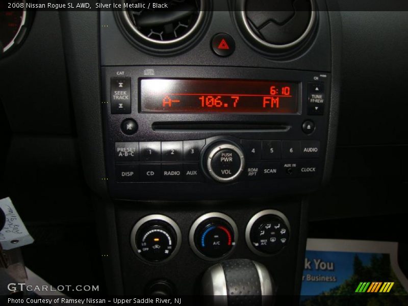 Silver Ice Metallic / Black 2008 Nissan Rogue SL AWD