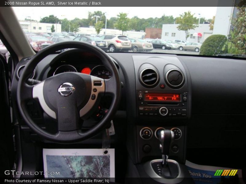 Silver Ice Metallic / Black 2008 Nissan Rogue SL AWD