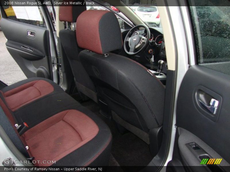 Silver Ice Metallic / Black 2008 Nissan Rogue SL AWD