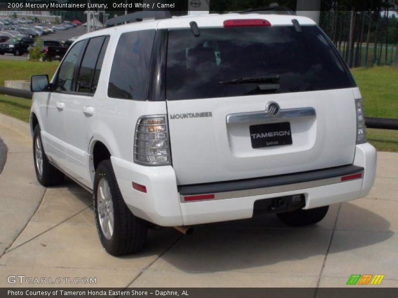 Oxford White / Camel 2006 Mercury Mountaineer Luxury