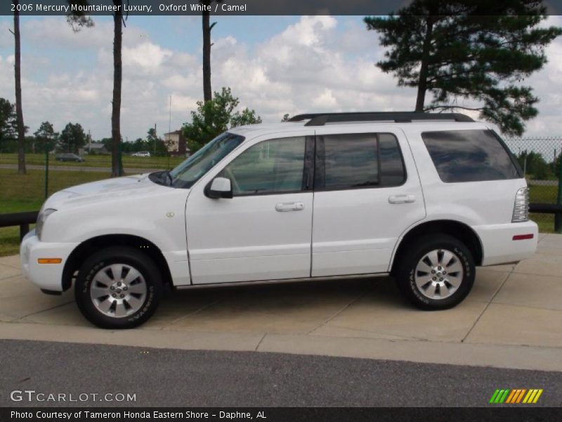 Oxford White / Camel 2006 Mercury Mountaineer Luxury