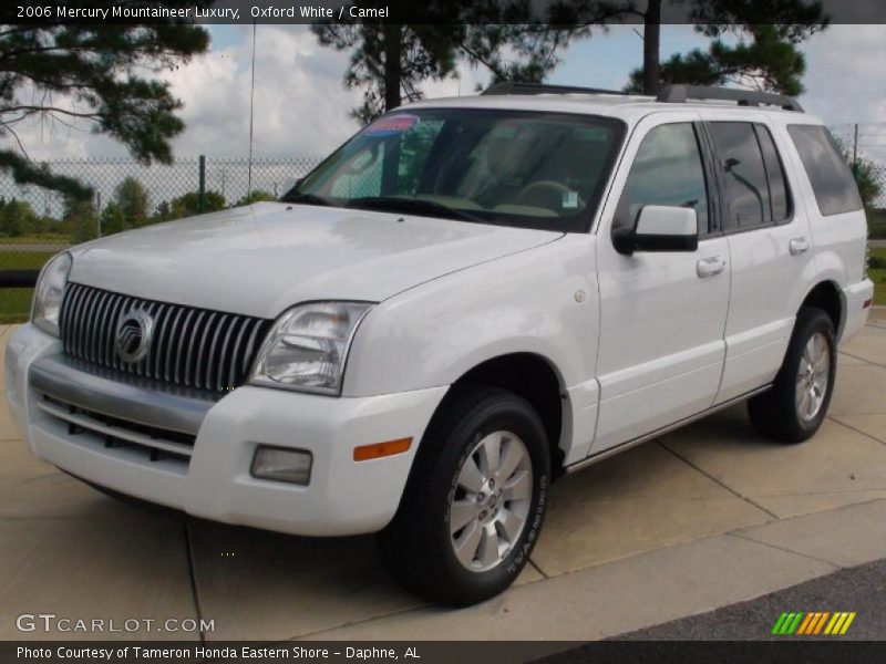 Oxford White / Camel 2006 Mercury Mountaineer Luxury