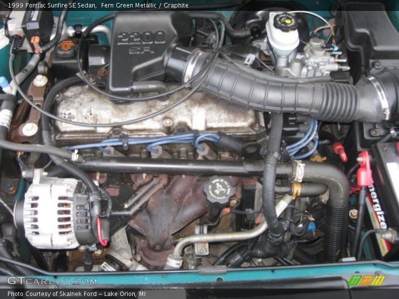 Fern Green Metallic / Graphite 1999 Pontiac Sunfire SE Sedan