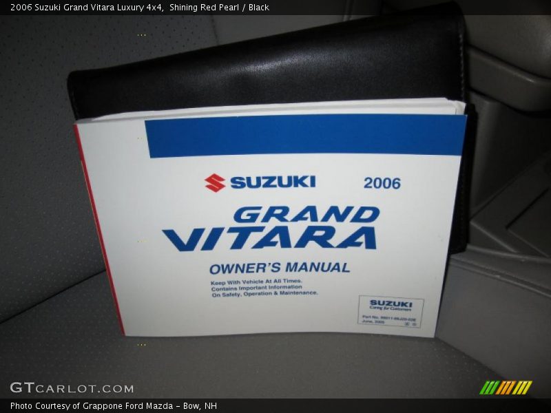 Shining Red Pearl / Black 2006 Suzuki Grand Vitara Luxury 4x4