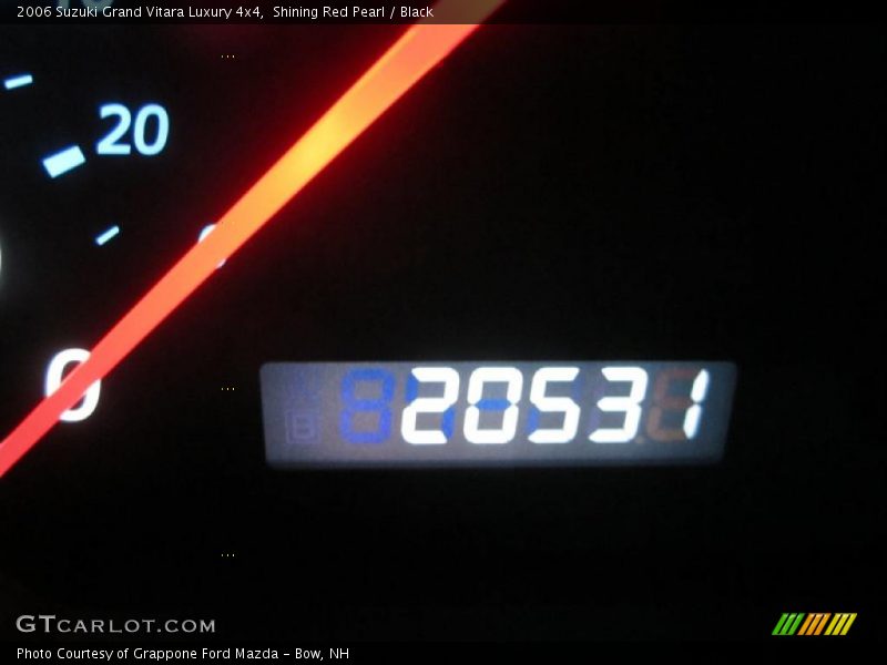 Shining Red Pearl / Black 2006 Suzuki Grand Vitara Luxury 4x4