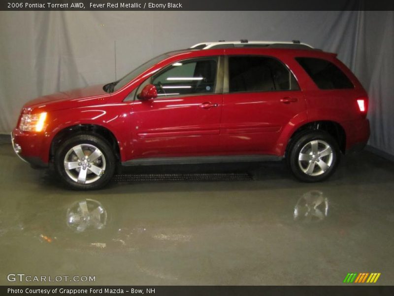 Fever Red Metallic / Ebony Black 2006 Pontiac Torrent AWD