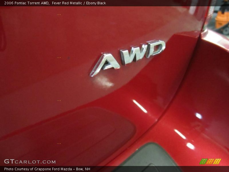 Fever Red Metallic / Ebony Black 2006 Pontiac Torrent AWD