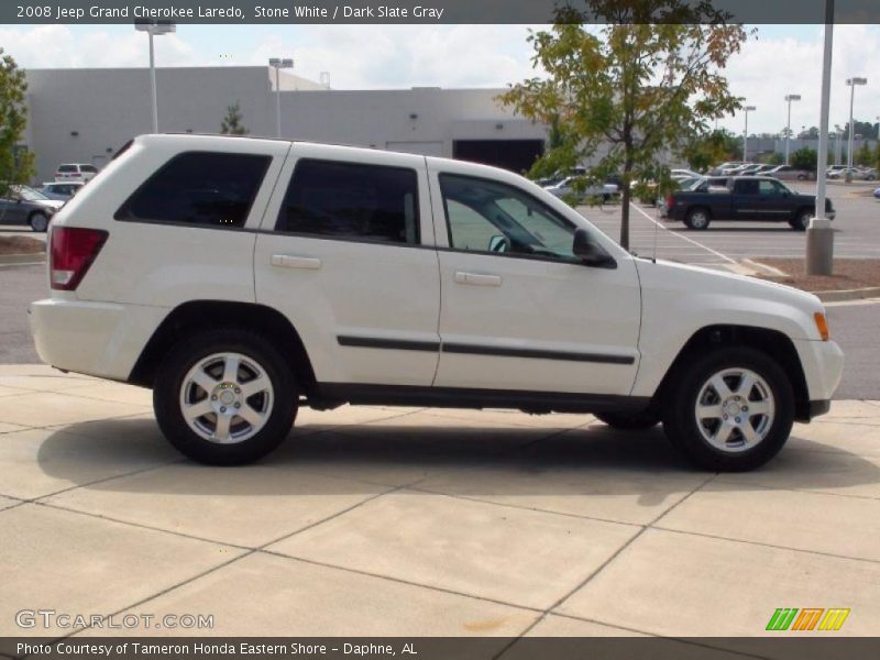 Stone White / Dark Slate Gray 2008 Jeep Grand Cherokee Laredo