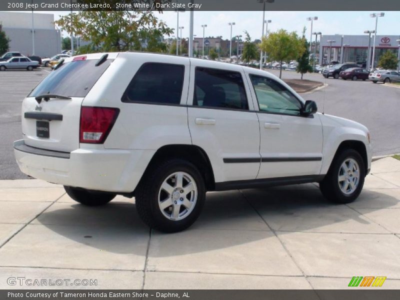 Stone White / Dark Slate Gray 2008 Jeep Grand Cherokee Laredo