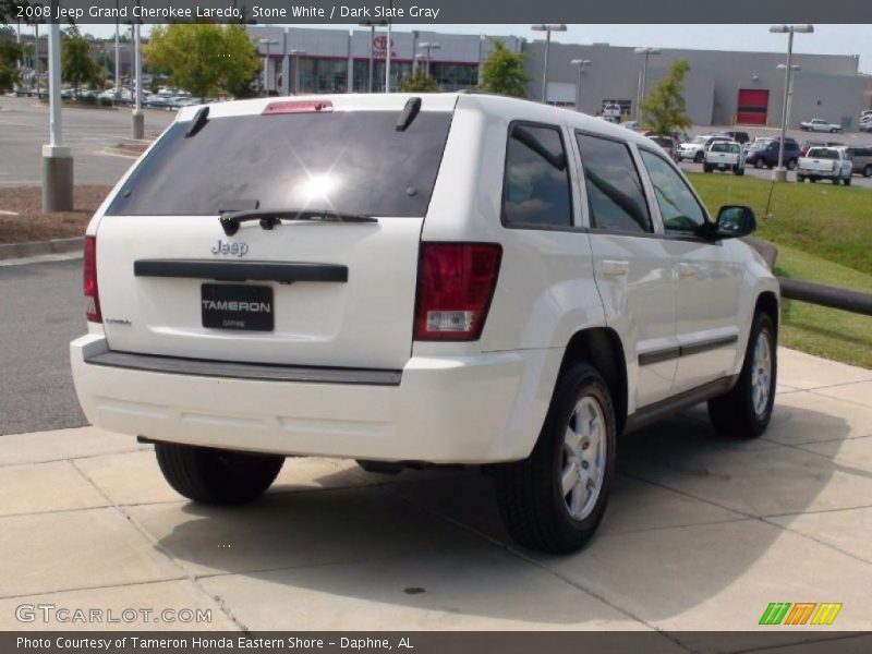 Stone White / Dark Slate Gray 2008 Jeep Grand Cherokee Laredo