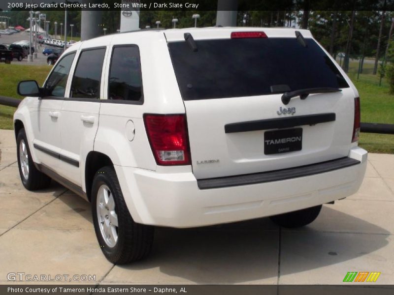 Stone White / Dark Slate Gray 2008 Jeep Grand Cherokee Laredo