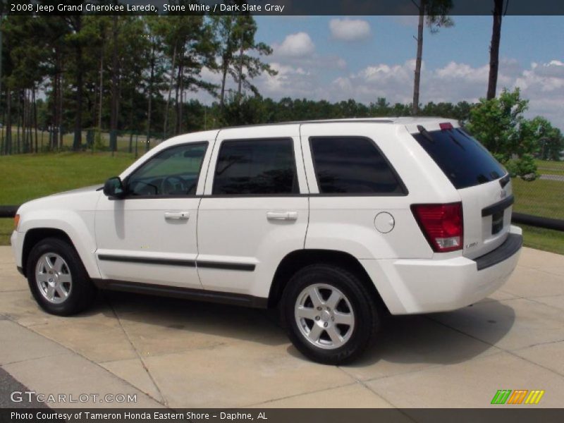 Stone White / Dark Slate Gray 2008 Jeep Grand Cherokee Laredo